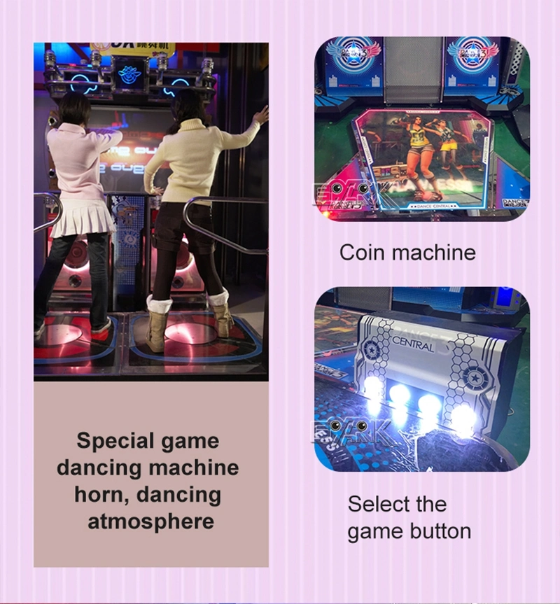 55" Dance Central 3 Video Coin Operated Dancing Arcade Indoor Music Dance Machine