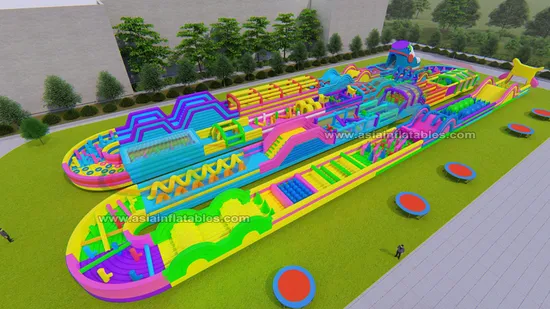 Parco trampolino con scivolo per buttafuori gonfiabile per parco a tema gonfiabile per bambini