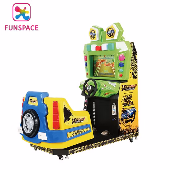 Macchina per videogiochi per auto da corsa a gettoni per bambini