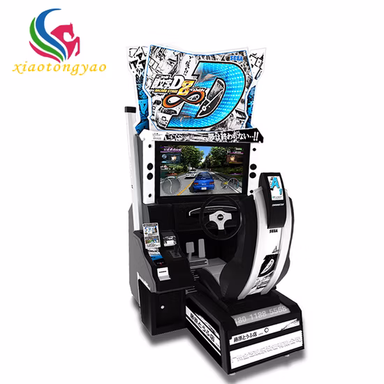 La macchina da gioco per auto da corsa arcade più calda del simulatore di spingitore di monete