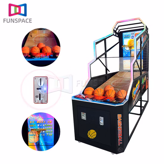 Sport indoor Videogiochi con schermo da 55 pollici Tiro a segno Pallacanestro Arcade Simulazione Basket Gaming Euqiment Game Machine